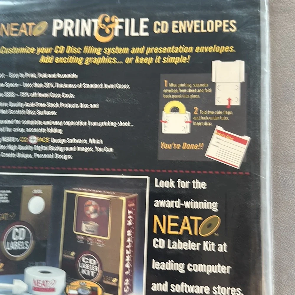 NEATO CD Envelopes